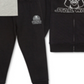 Conjunto de 3 peças de moletom com capuz e calça de moletom Darth Vader Star Wars para meninos, tamanho 6, preto