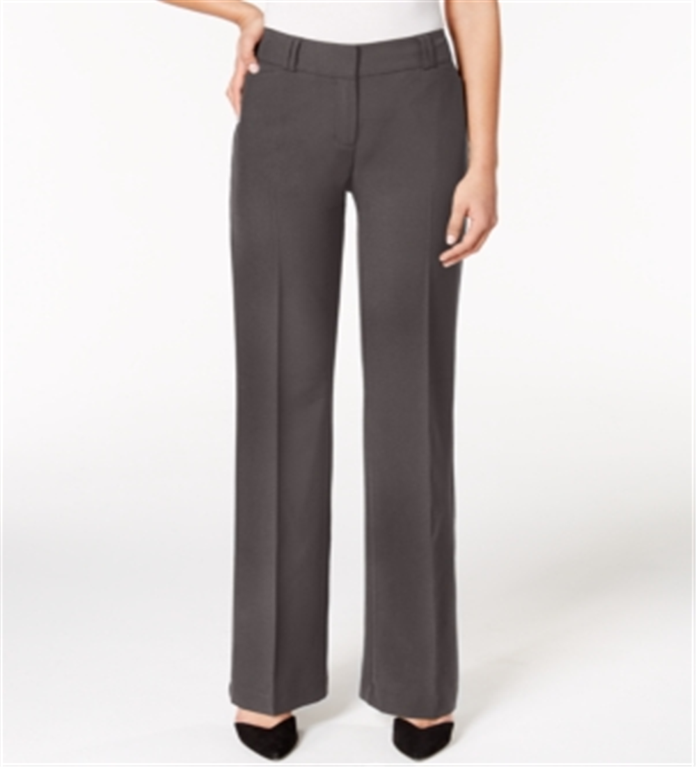 Calça Alfani Curvy Bootcut Feminina Cinza Tamanho 16X3