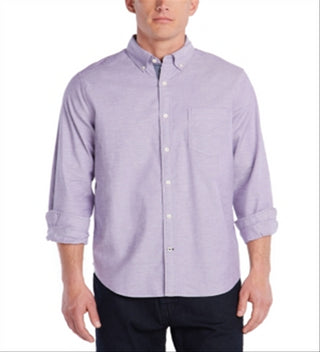 Camisa Oxford Masculina Nautica Lisa Roxa Tamanho Médio
