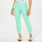 Calça feminina Chelsea Tummy Control Skinny Leg Tornozelo Charter Club Verde Tamanho 4