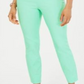 Calça feminina Chelsea Tummy Control Skinny Leg Tornozelo Charter Club Verde Tamanho 4