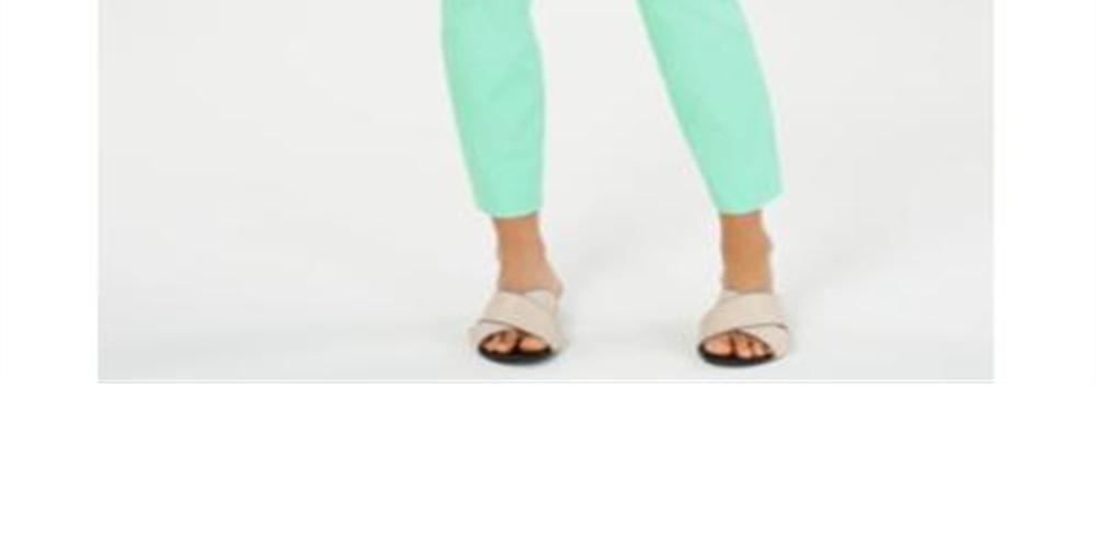 Calça feminina Chelsea Tummy Control Skinny Leg Tornozelo Charter Club Verde Tamanho 4