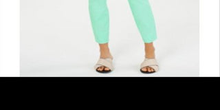 Calça feminina Chelsea Tummy Control Skinny Leg Tornozelo Charter Club Verde Tamanho 4