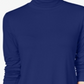 JM Collection Blusa feminina de gola alta azul tamanho pequeno extragrande