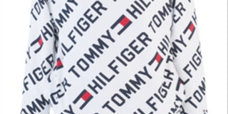 Tommy Hilfiger Big Boy's Jayden Fleece Hoodie com logotipo, branco, tamanho P