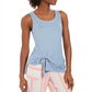 Blusa sem mangas com amarração frontal feminina Style &amp; Co, azul, tamanho XX-G