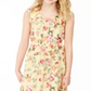 Vestido estampado floral Mommy &amp; Me da Charter Club Big Girl, amarelo, tamanho extragrande