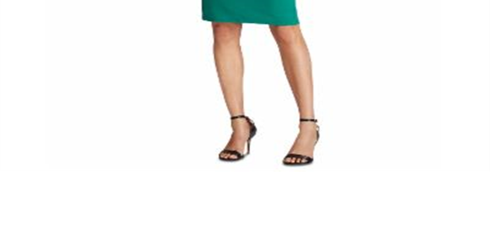 Vestido de malha envolvente Ralph Lauren feminino, verde, tamanho 0