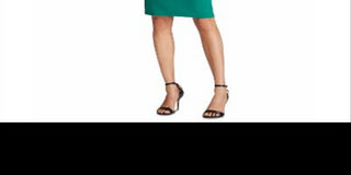 Vestido de malha envolvente Ralph Lauren feminino, verde, tamanho 0