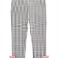Leggings com laço xadrez para meninas First Impressions, tamanho 24 meses, branca