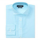 Camisa social masculina Ralph Lauren Slim Fit de algodão, sem passar, azul, tamanho 17,5 x 34 x 35