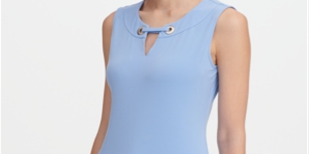 Tommy Hilfiger Top Feminino com Gola Alta Azul Tamanho XS