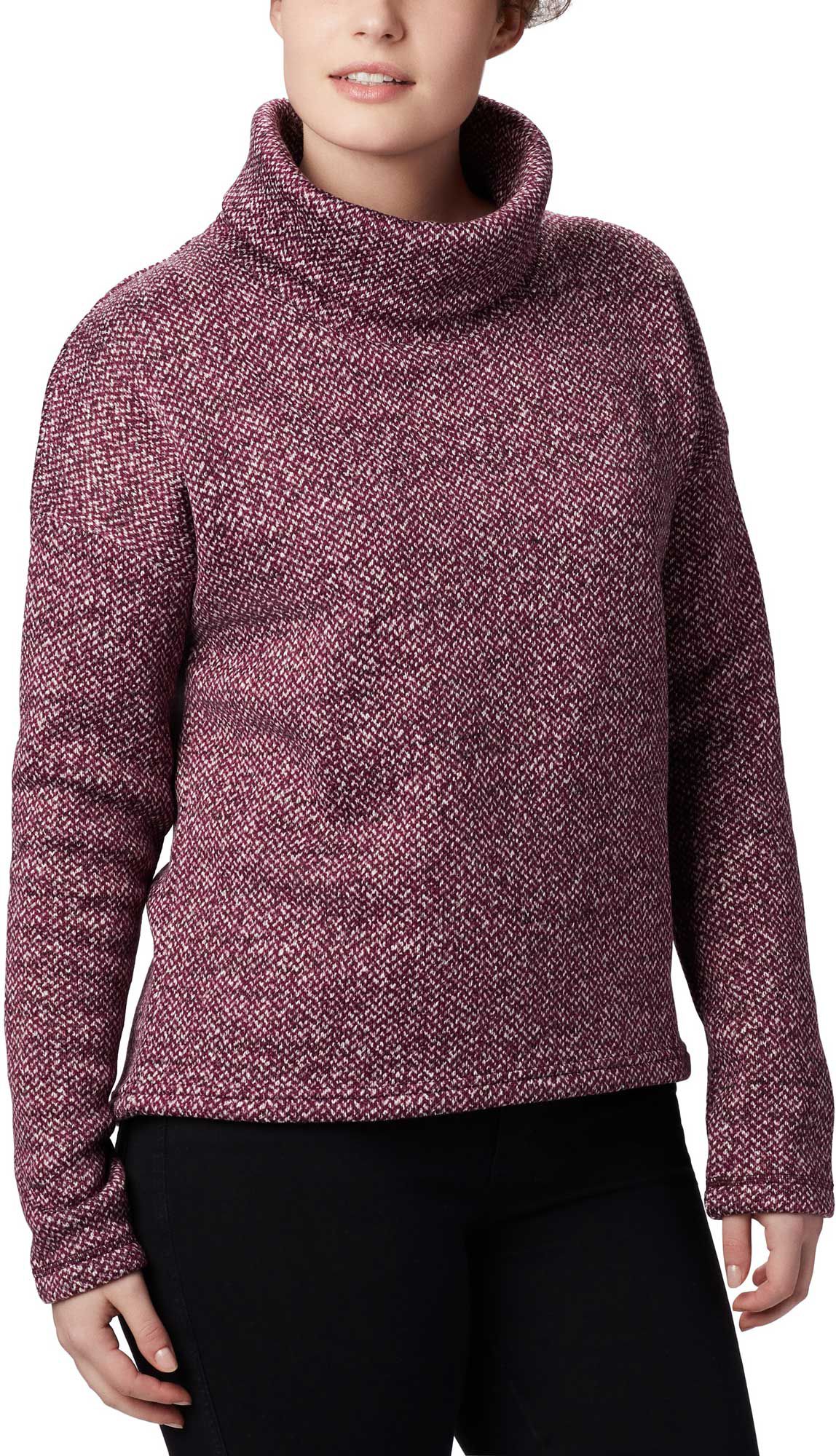 Columbia Chillin Fleece Pullover Feminino - Roxo Feminino Tamanho Grande