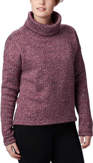 Columbia Chillin Fleece Pullover Feminino - Roxo Feminino Tamanho Grande