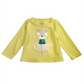 Camiseta de algodão com estampa de dançarina de veado First Impressions para bebês meninas, verde, tamanho 6 a 9 meses
