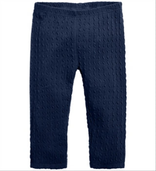 Legging texturizada para bebê menina First Impressions, azul, tamanho 3-6 meses