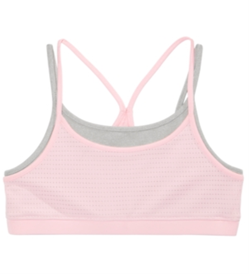 Sutiã esportivo Ideology Big Girl's Mesh Layered Look Rosa Tamanho Grande