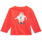 Camiseta de algodão com estampa de preguiça para meninos First Impressions, vermelha, tamanho 18 meses