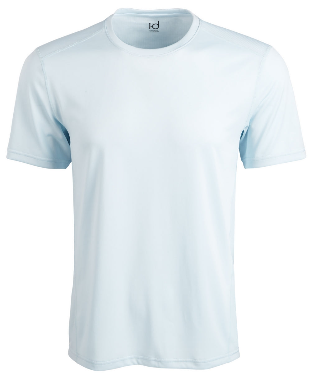 Camiseta masculina Ideology, manga curta, elástica, com costas em malha, azul, tamanho 3X