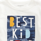 Camiseta infantil de algodão com estampa infantil First Impressions Baby Boy's Best, tamanho 12 MOS