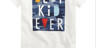 Camiseta infantil de algodão com estampa infantil First Impressions Baby Boy's Best, tamanho 12 MOS