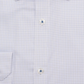 Camisa social masculina Ryan Seacrest Distinction Grid Slim Fit, branca, tamanho 16