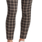 Calça jeans reta slim xadrez feminina William Rast, marrom, tamanho 26