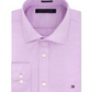 Camisa social masculina Tommy Hilfiger Slim Fit Stretch Solid Roxa Tamanho 14,5X32X33