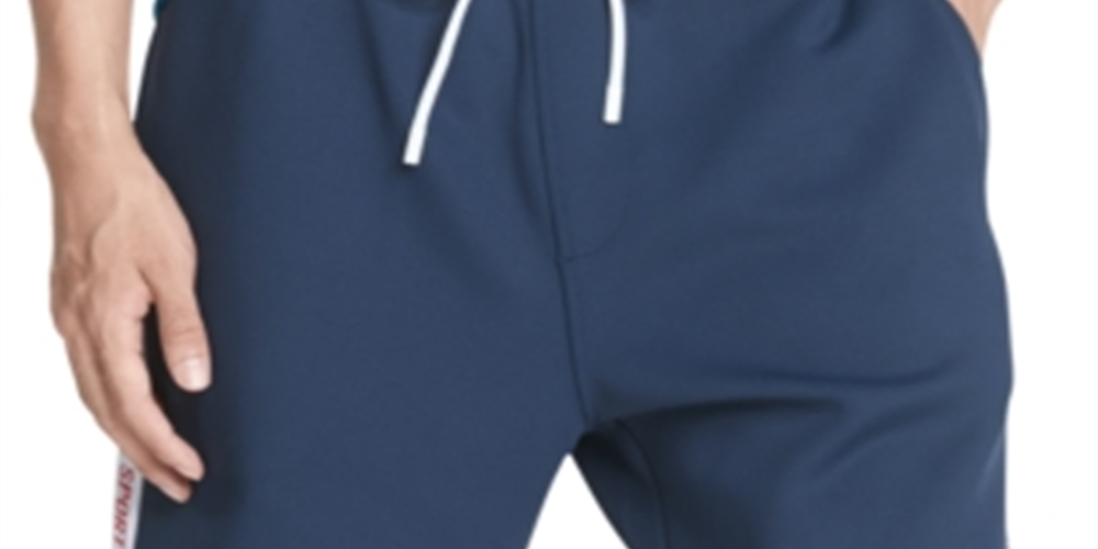 Shorts Tommy Hilfiger Masculino com Logo Arnold e Fita Branca, Tamanho P