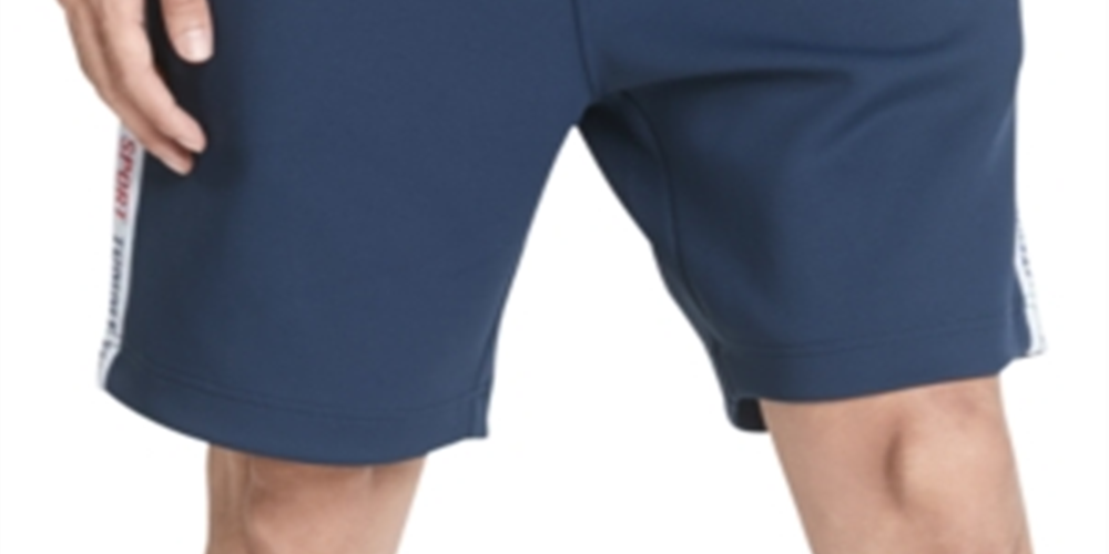 Shorts Tommy Hilfiger Masculino com Logo Arnold e Fita Branca, Tamanho P
