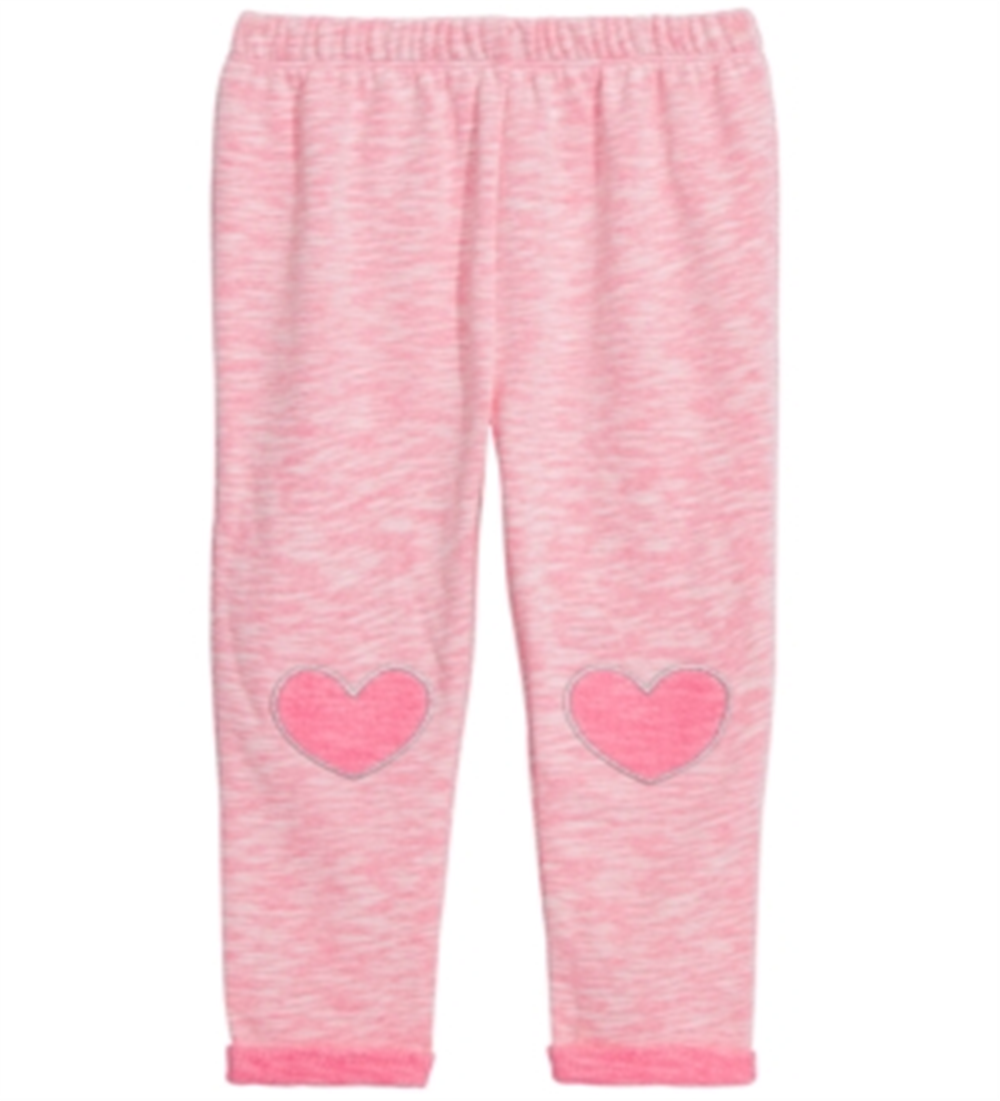 Calça jogger com acabamento em coração para bebê First Impressions, rosa, tamanho 6-9 meses