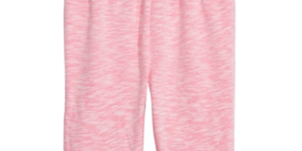 Calça jogger com acabamento em coração para bebê First Impressions, rosa, tamanho 6-9 meses