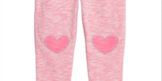 Calça jogger com acabamento em coração para bebê First Impressions, rosa, tamanho 6-9 meses