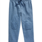 Calça infantil First Impressions com patch no joelho para meninos, azul, tamanho 3T