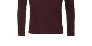 Camiseta Superdry Masculina Texturizada de Manga Longa Vermelha Tamanho XX-G