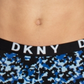 Cueca Boxer Masculina DKNY Estampada Modal Azul Tamanho Médio