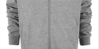 Ideology Big Boy's Race Stripe Moletom com capuz e zíper cinza tamanho M