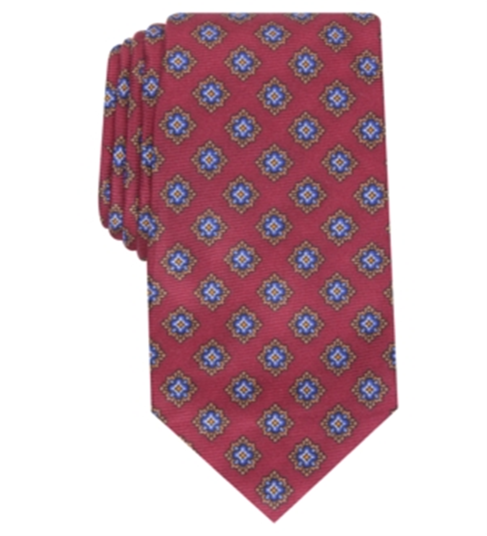 Gravata medalhão Luciano masculina Tasso Elba vermelha tamanho único