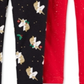 Legging Carter's Toddler Girl com estampa de unicórnio e glitter, pacote com 2, vermelha, tamanho 5T