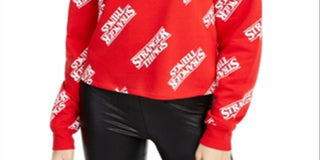 Moletom com estampa gráfica Stranger Things da Love Tribe Junior, tamanho P, vermelho