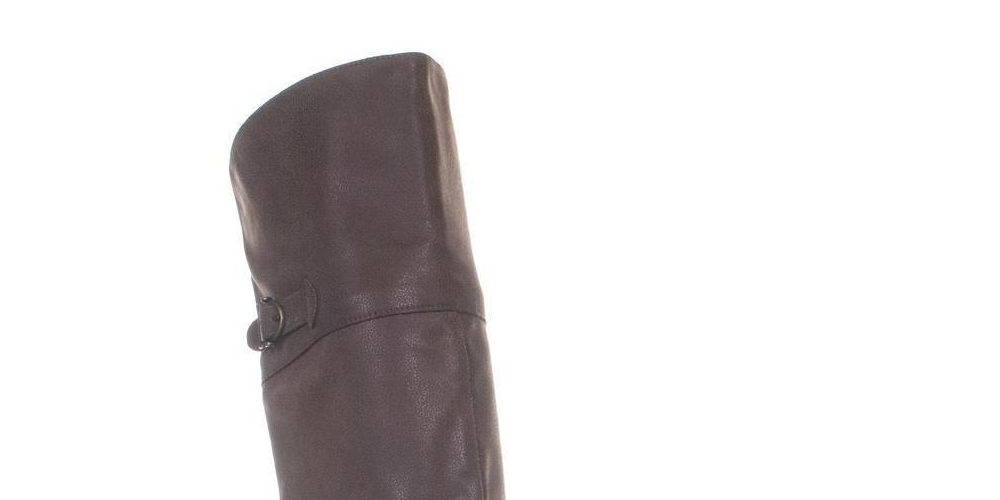 Botas de montaria femininas AR35 Adarra de cano alto, marrom-claro, tamanho 8 M