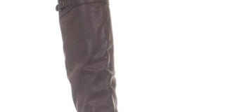 Botas de montaria femininas AR35 Adarra de cano alto, marrom-claro, tamanho 8 M