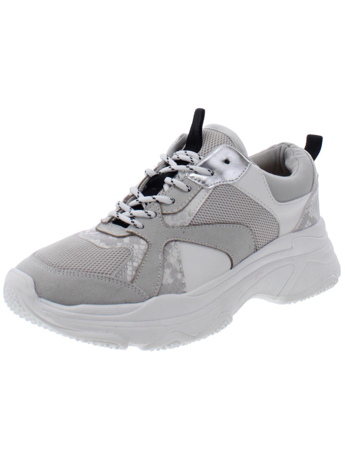 Tênis femininos INC International Concepts Glenda Chunky com cadarço, branco, tamanho 7 M