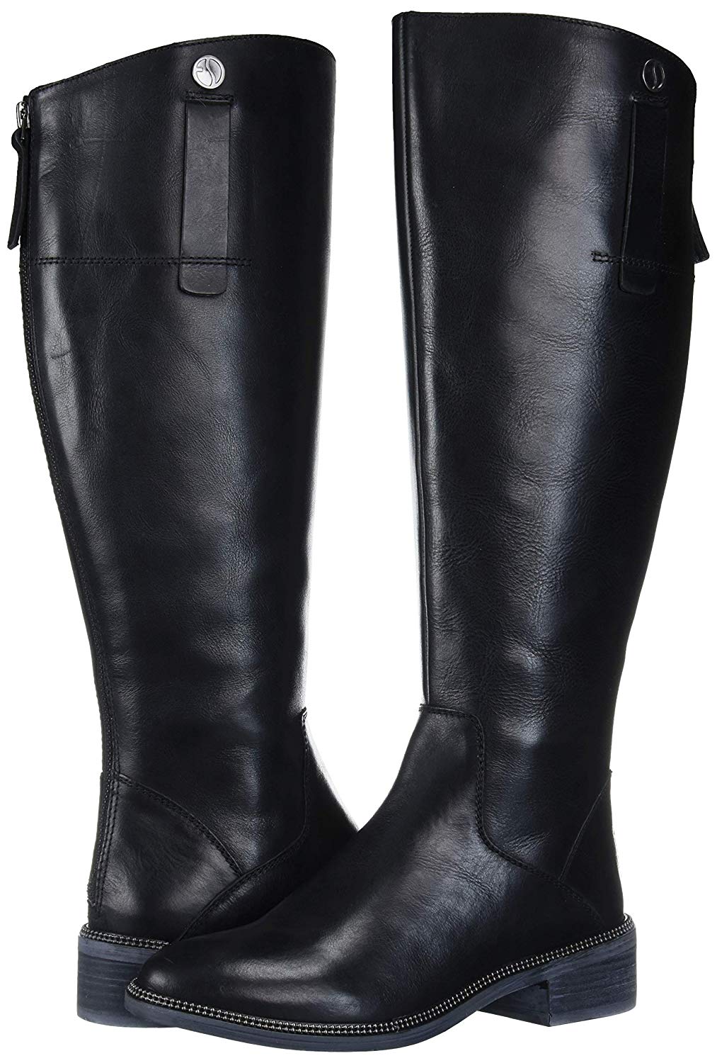 Franco Sarto Becky Wide Calf Boot Feminino Preto Tamanho 7,5M