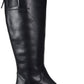 Franco Sarto Becky Wide Calf Boot Feminino Preto Tamanho 7,5M