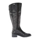 Franco Sarto Becky Wide Calf Boot Feminino Preto Tamanho 7,5M