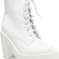 Botas Madden Girl Archie Lug Femininas Brancas Tamanho 7 M
