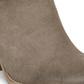 Botas de cano curto femininas Sam Edelman Minetta Suede com salto bloco, cinza, tamanho 10 M