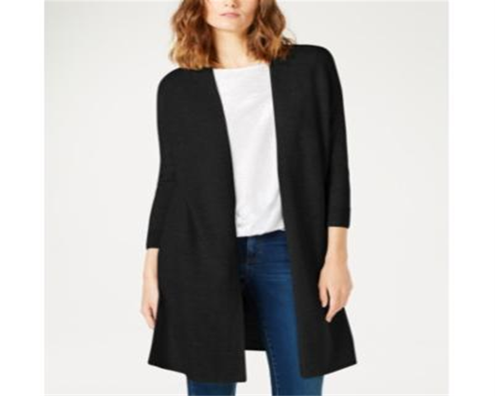 Suéter Duster Leve Feminino INC International Concepts Preto Tamanho Pequeno