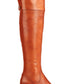 Botas femininas de couro Karmenn Tall Over the Knee da INC International Concepts, marrom, tamanho 6,5 M